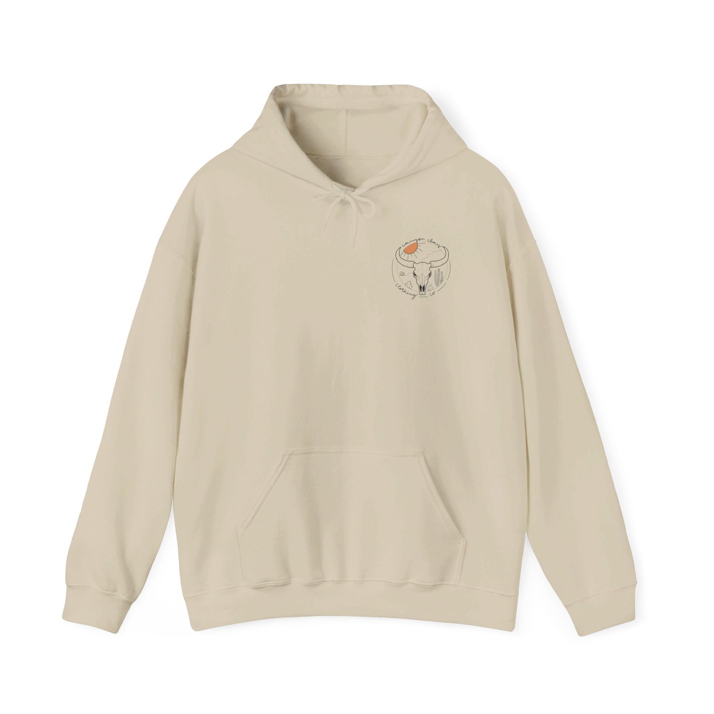 Long horn Unisex Heavy Blend™ Hooded Sweatshirt