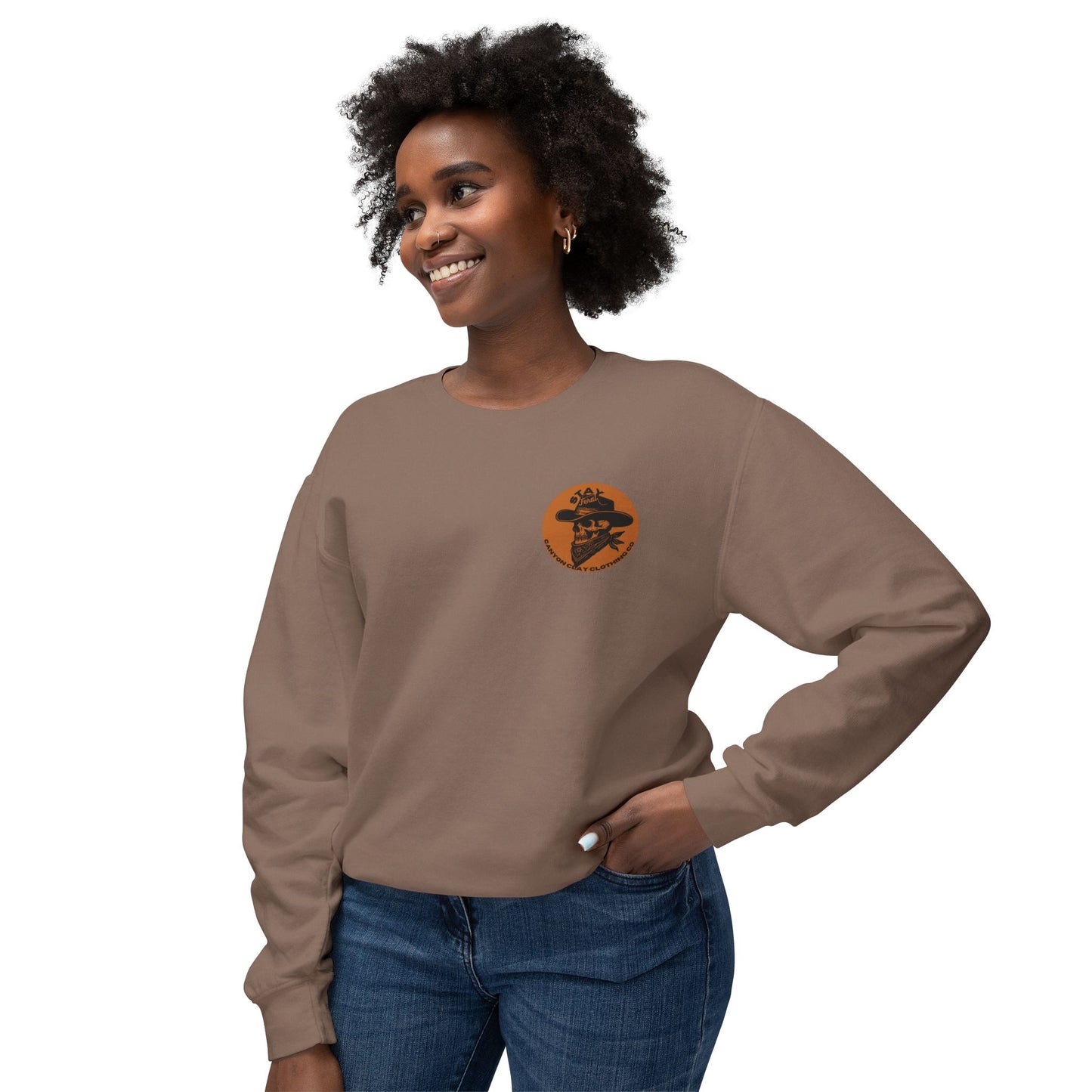 Stay Feral Unisex Lightweight Crewneck Sweatshirt