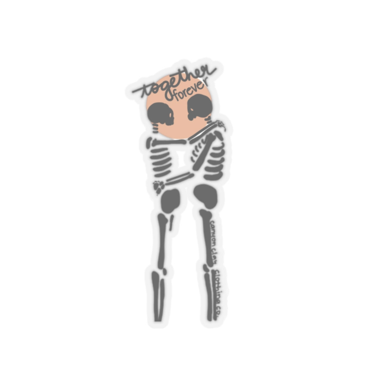 Together forever Kiss-Cut Stickers