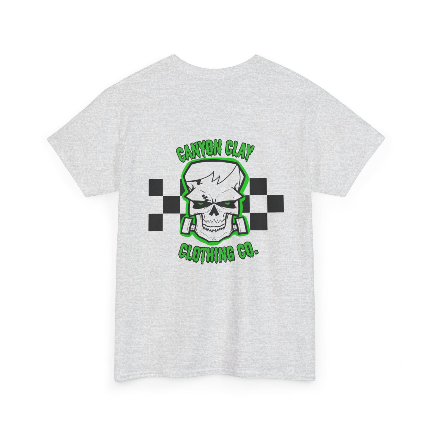 Frankencheckered Unisex Heavy Cotton Tee