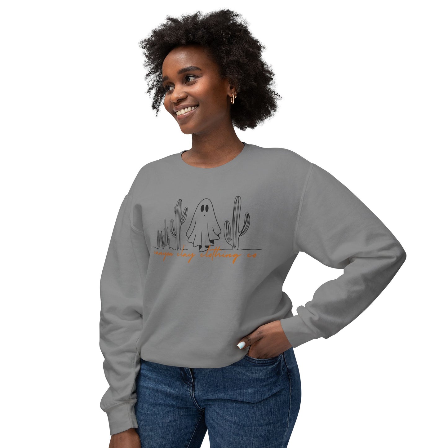 Haunted Clay Lightweight Crewneck Sweatshirt