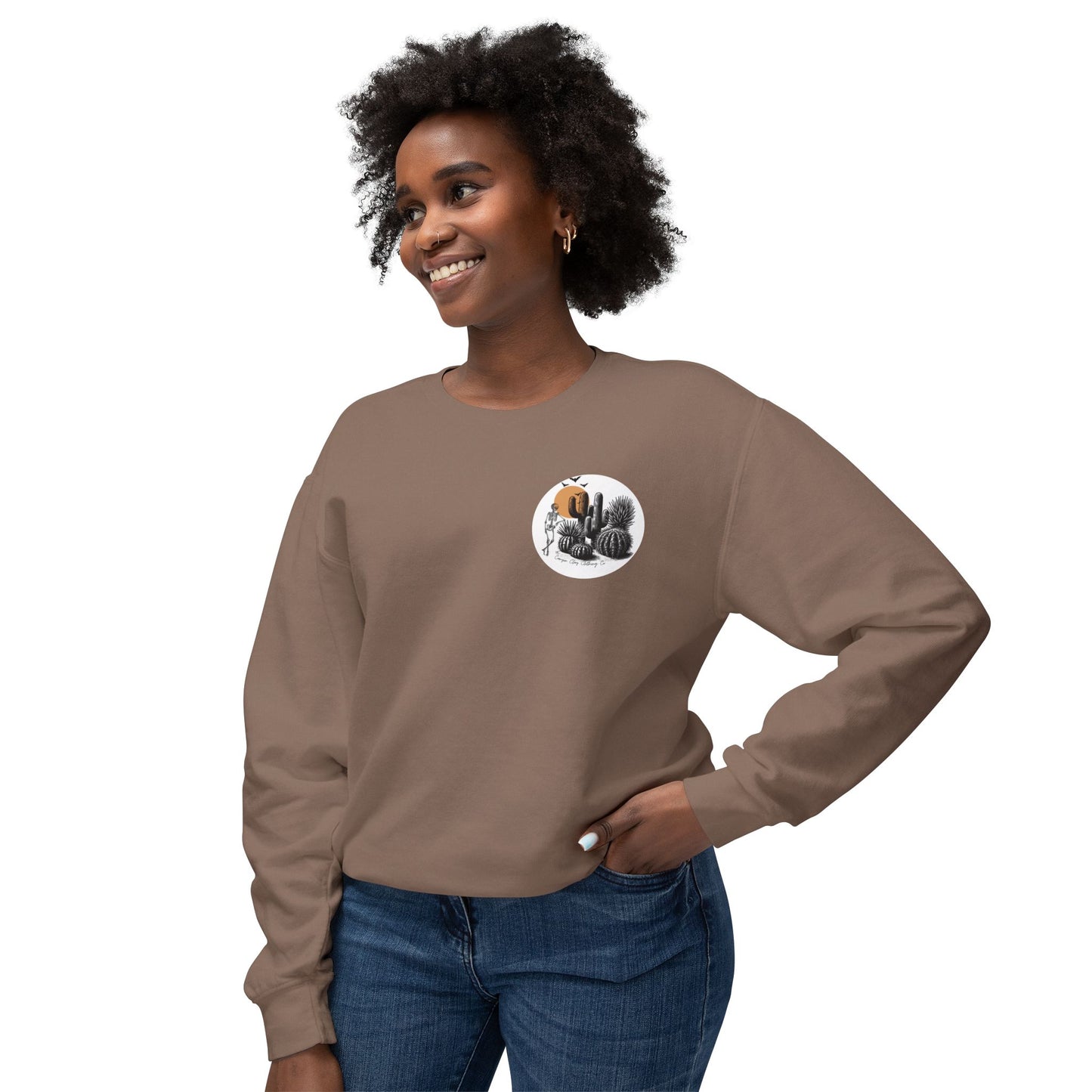 Haunted Horizons Unisex Lightweight Crewneck Sweatshirt