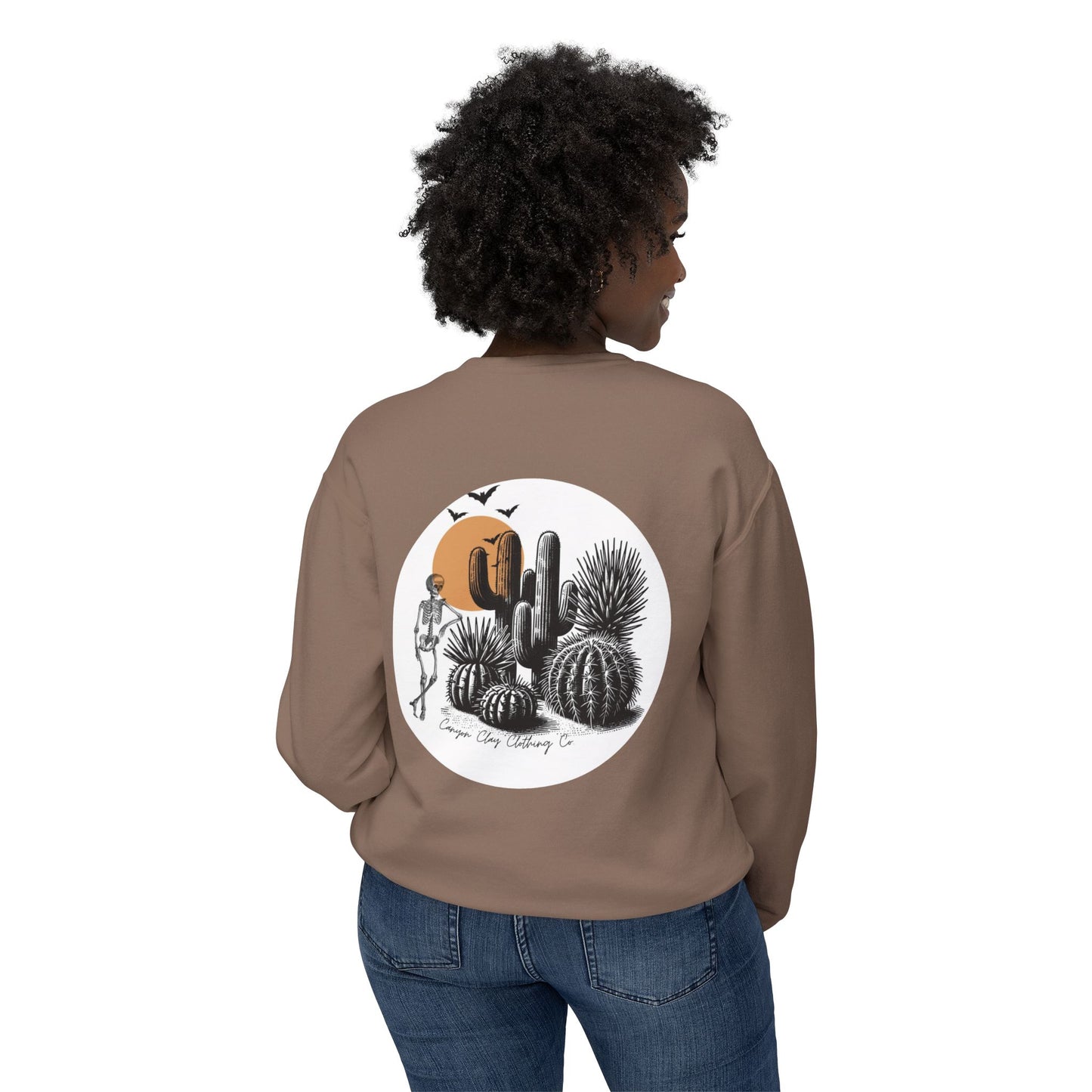 Haunted Horizons Unisex Lightweight Crewneck Sweatshirt