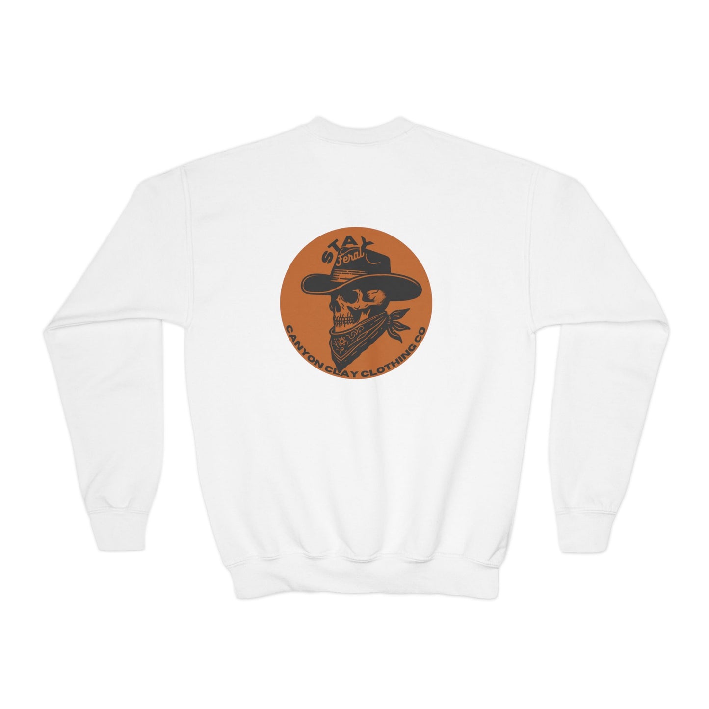 Stay Feral Youth Crewneck Sweatshirt