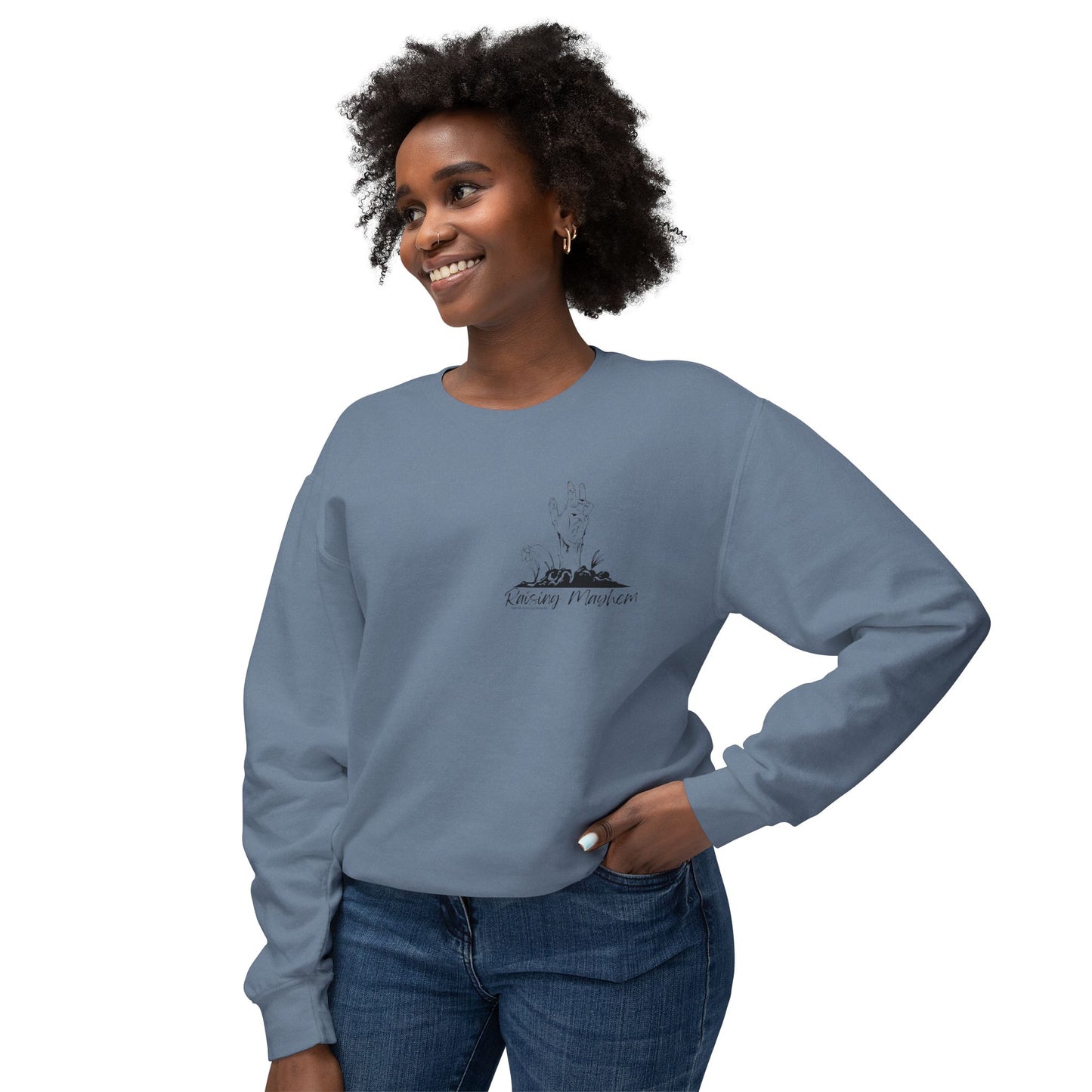 Raising Mayhem Unisex Lightweight Crewneck Sweatshirt