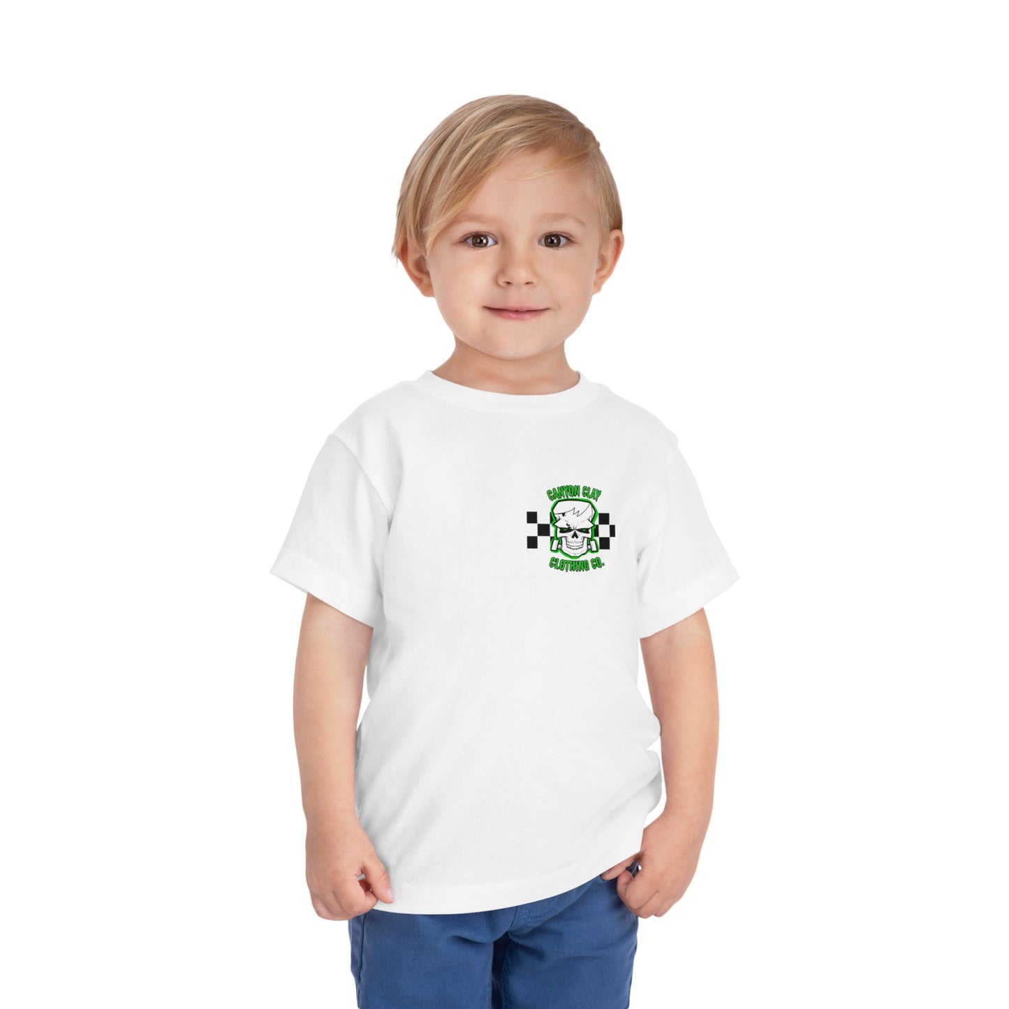 Frankencheckered Toddler Short Sleeve Tee