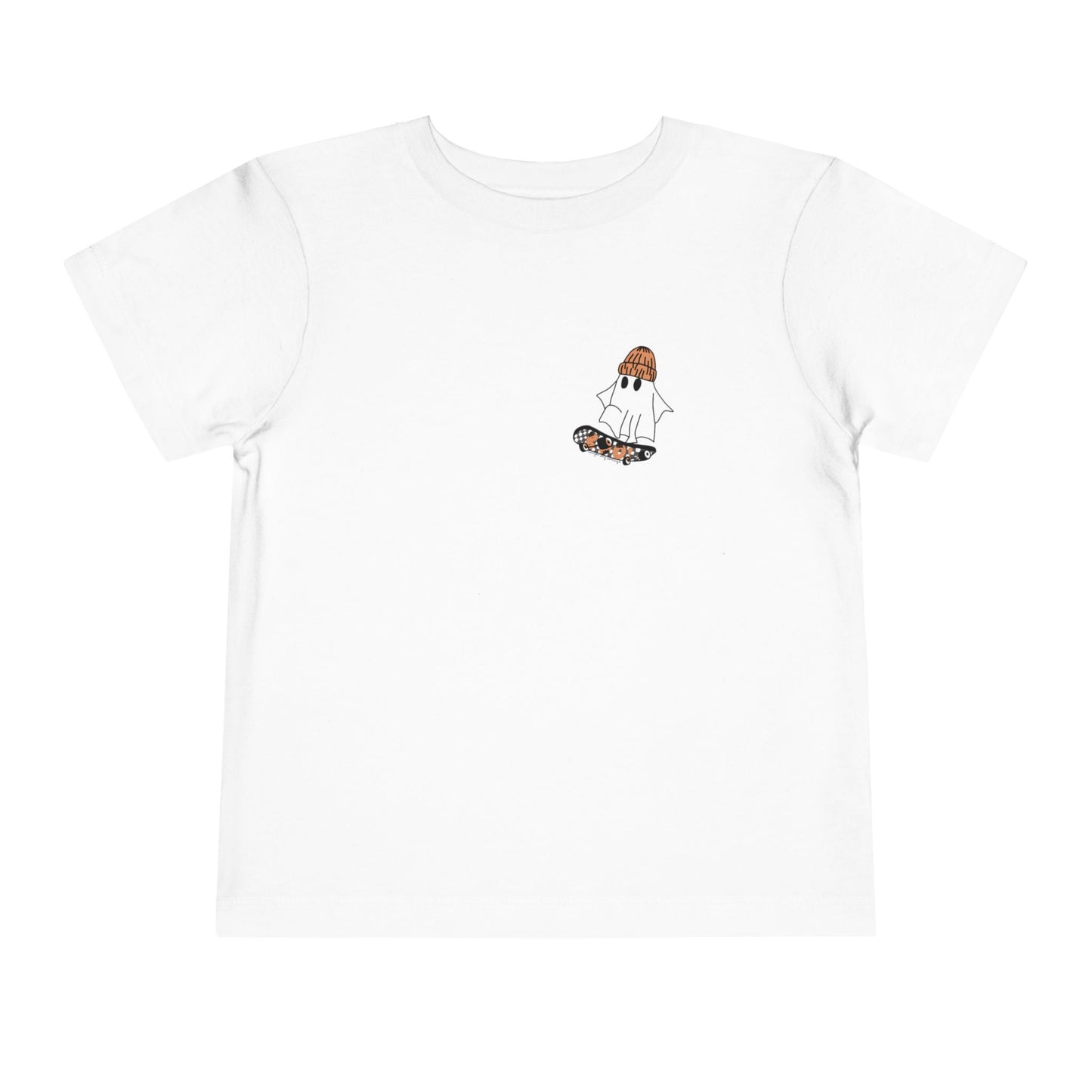 Skater Ghost Toddler Short Sleeve Tee