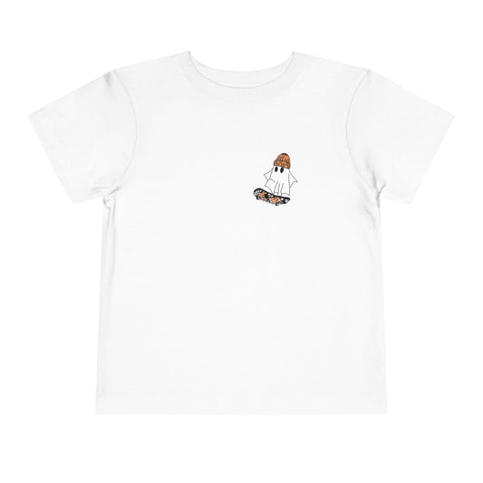 Skater Ghost Toddler Short Sleeve Tee