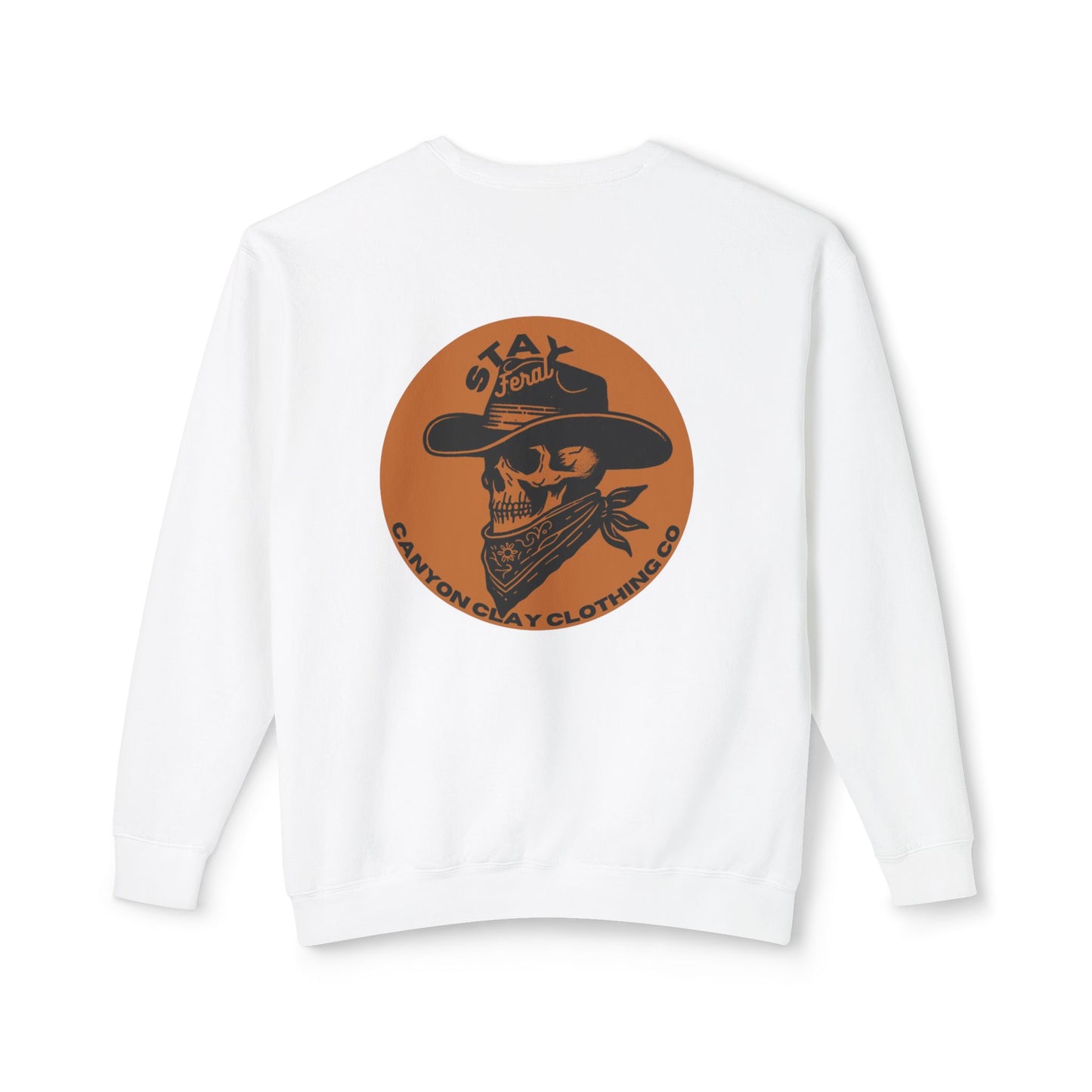 Stay Feral Unisex Lightweight Crewneck Sweatshirt