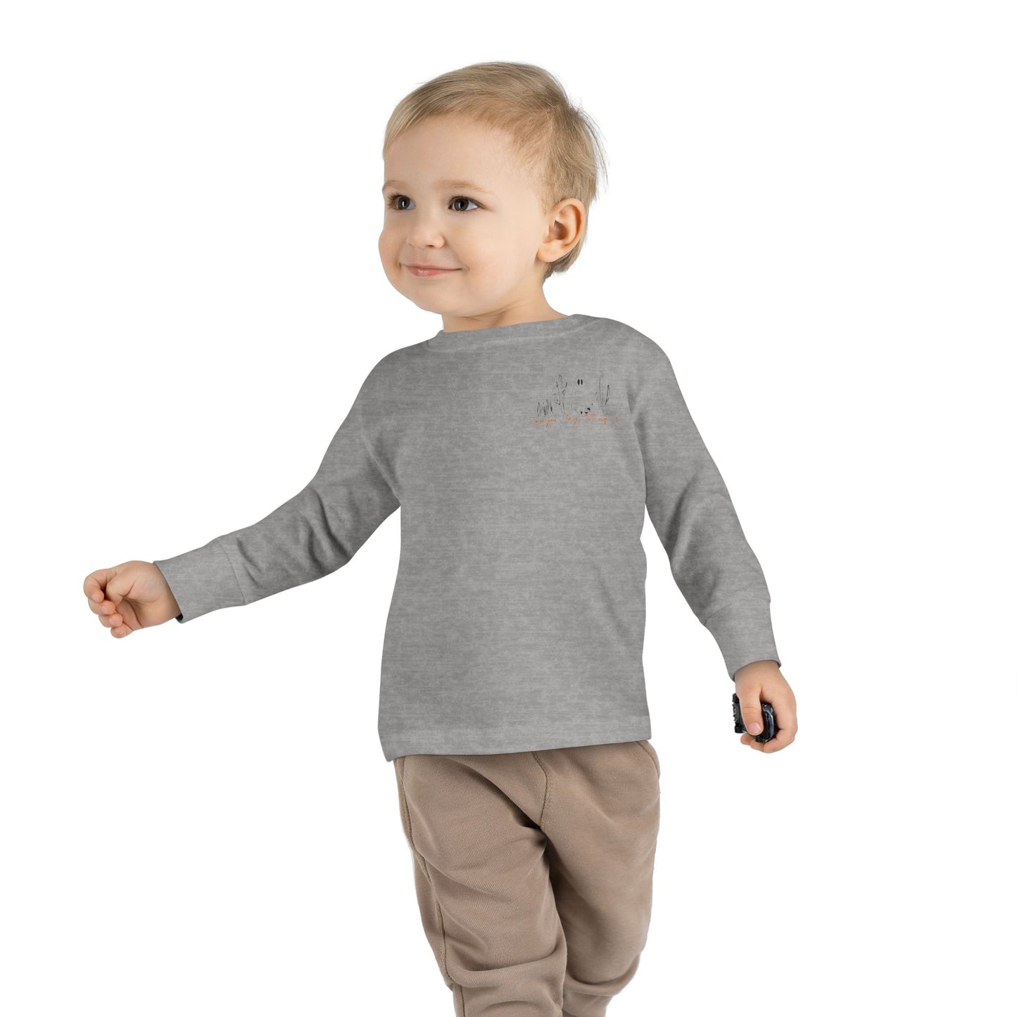 Haunted Clay Toddler Long Sleeve Tee