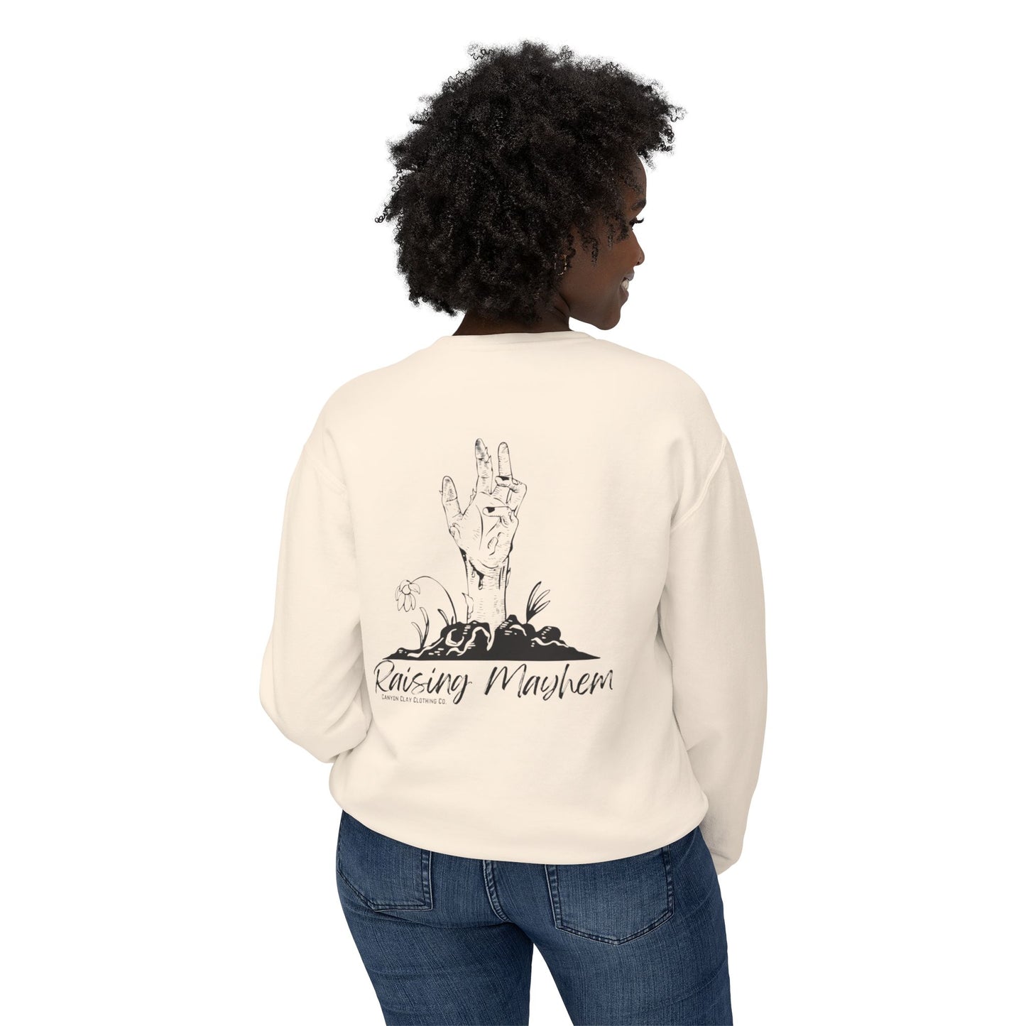 Raising Mayhem Unisex Lightweight Crewneck Sweatshirt