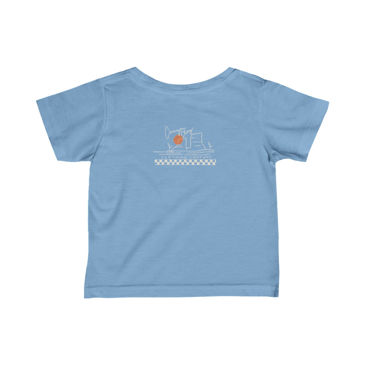Canyon Clay Clothing Co Infant Fine Jersey Tee- Multi color