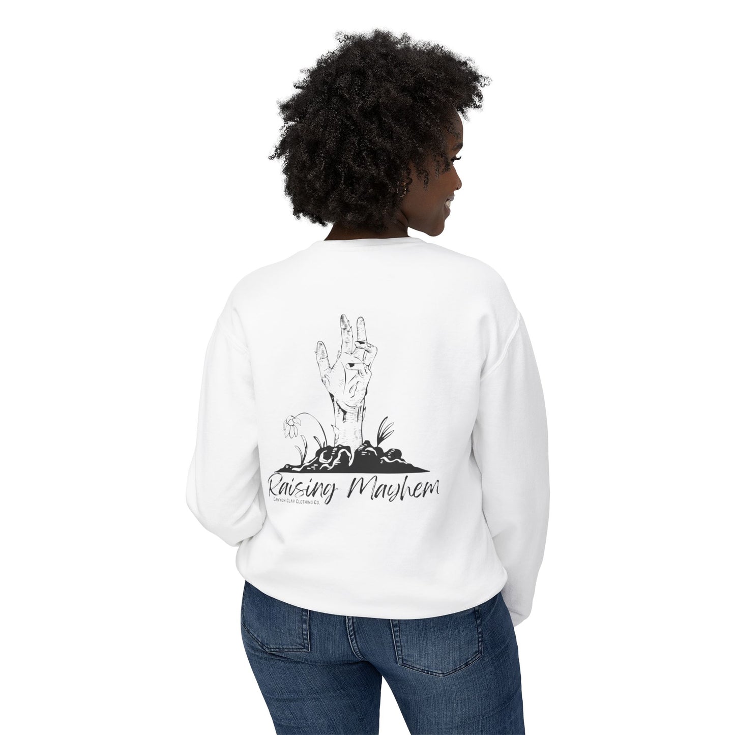 Raising Mayhem Unisex Lightweight Crewneck Sweatshirt