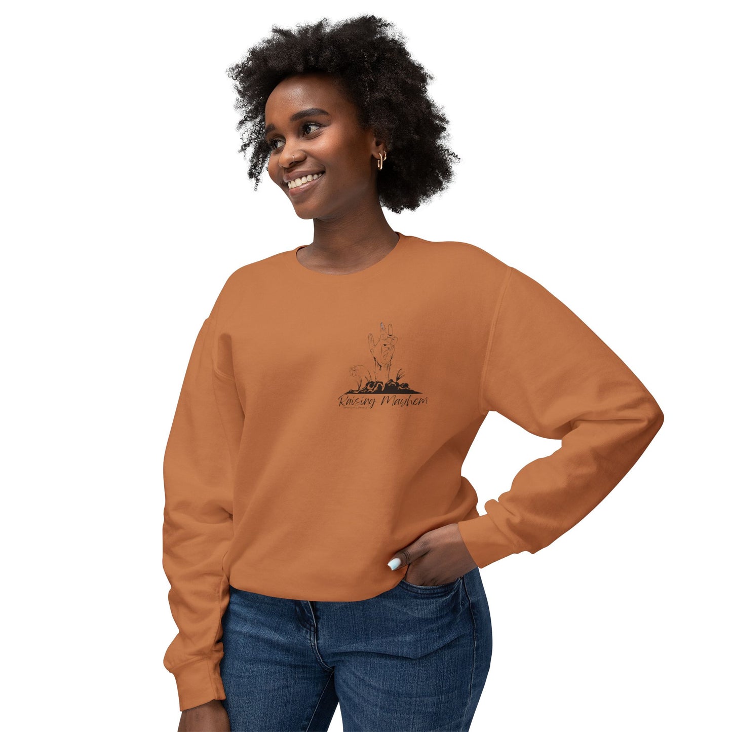 Raising Mayhem Unisex Lightweight Crewneck Sweatshirt