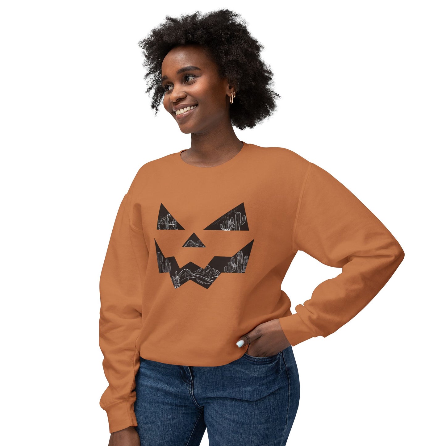 Jack-o-desert Unisex Lightweight Crewneck Sweatshirt