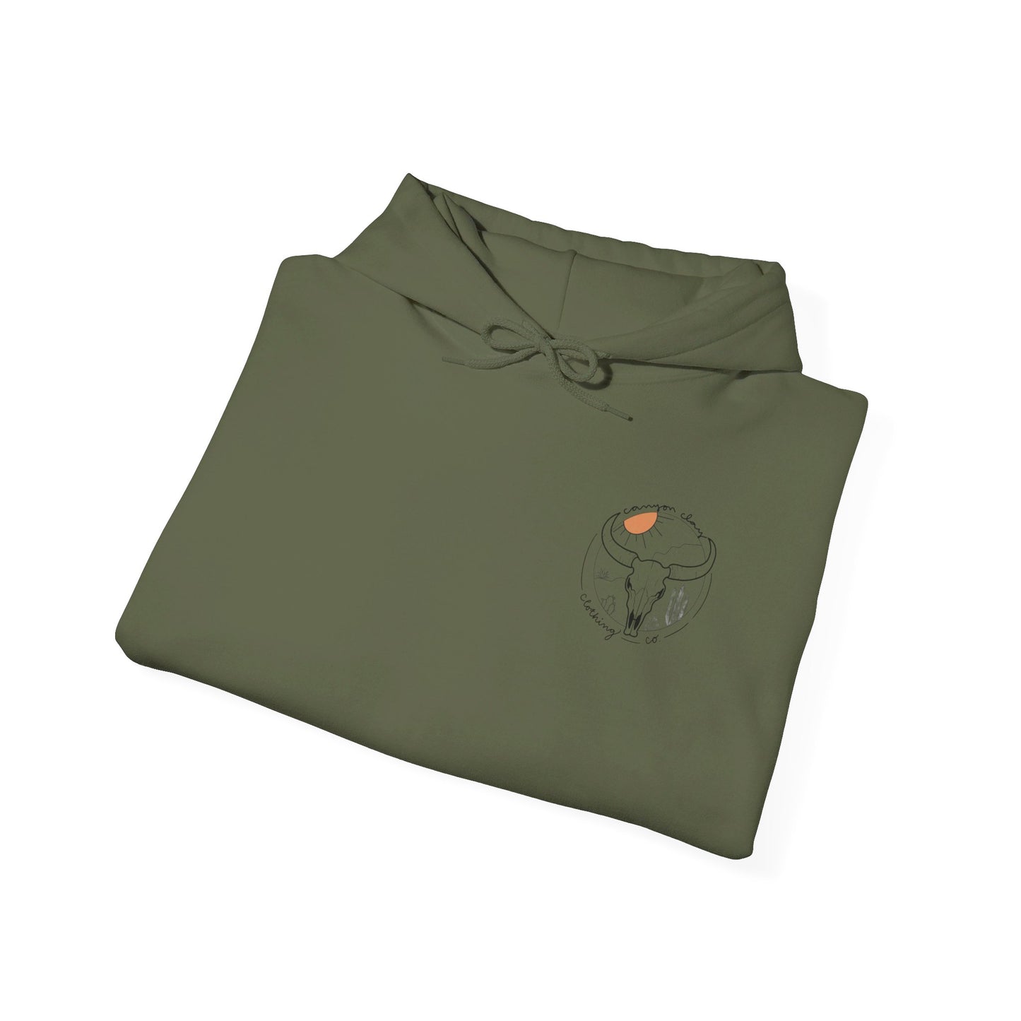 Long horn Unisex Heavy Blend™ Hooded Sweatshirt
