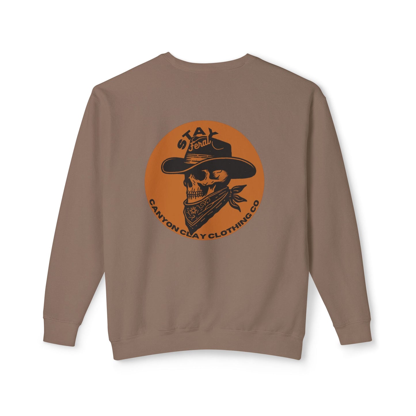 Stay Feral Unisex Lightweight Crewneck Sweatshirt