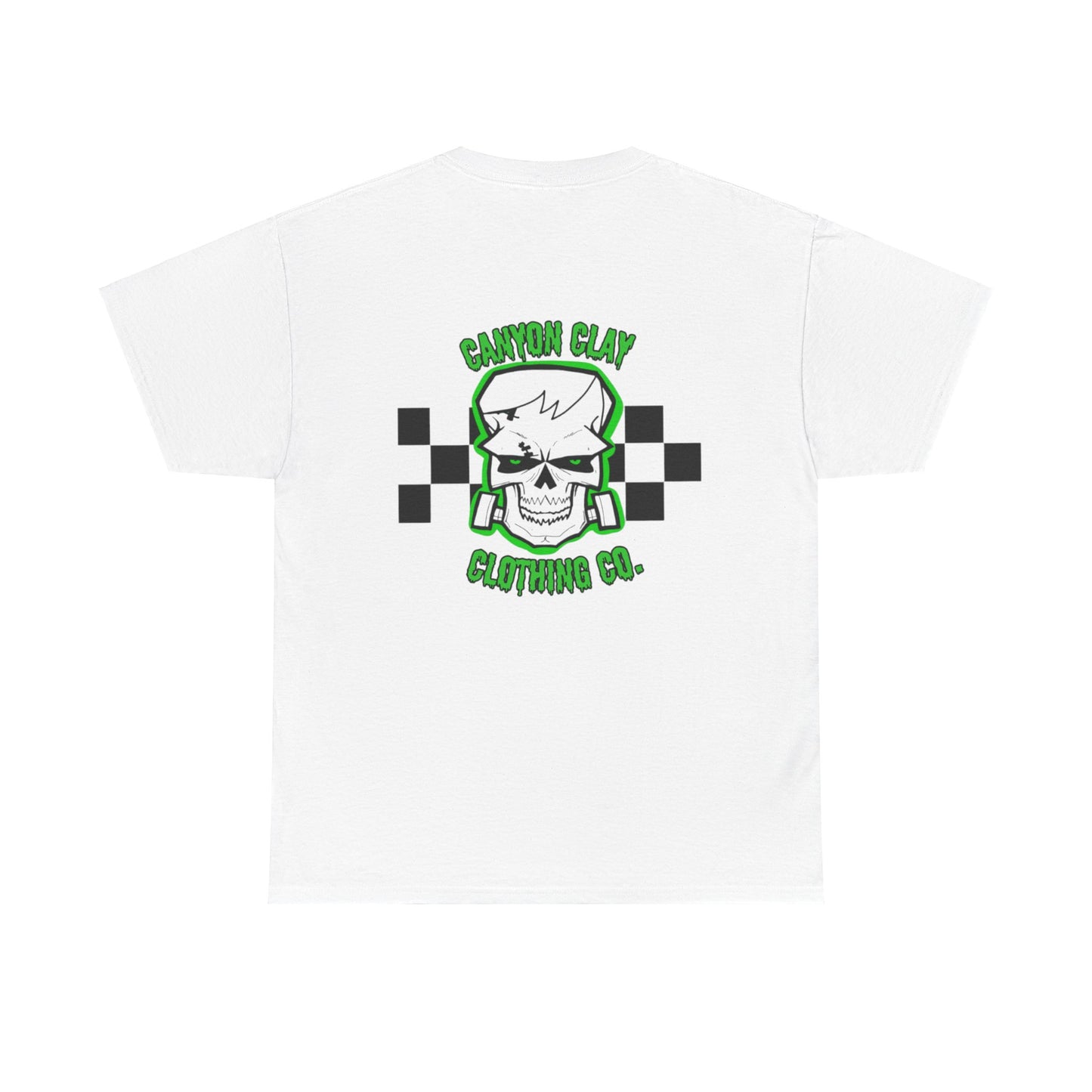 Frankencheckered Unisex Heavy Cotton Tee
