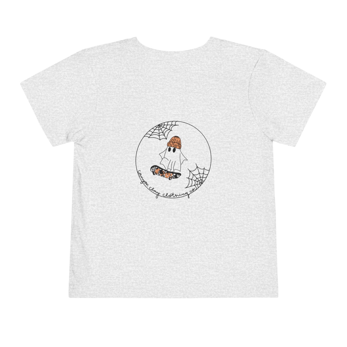 Skater Ghost Toddler Short Sleeve Tee