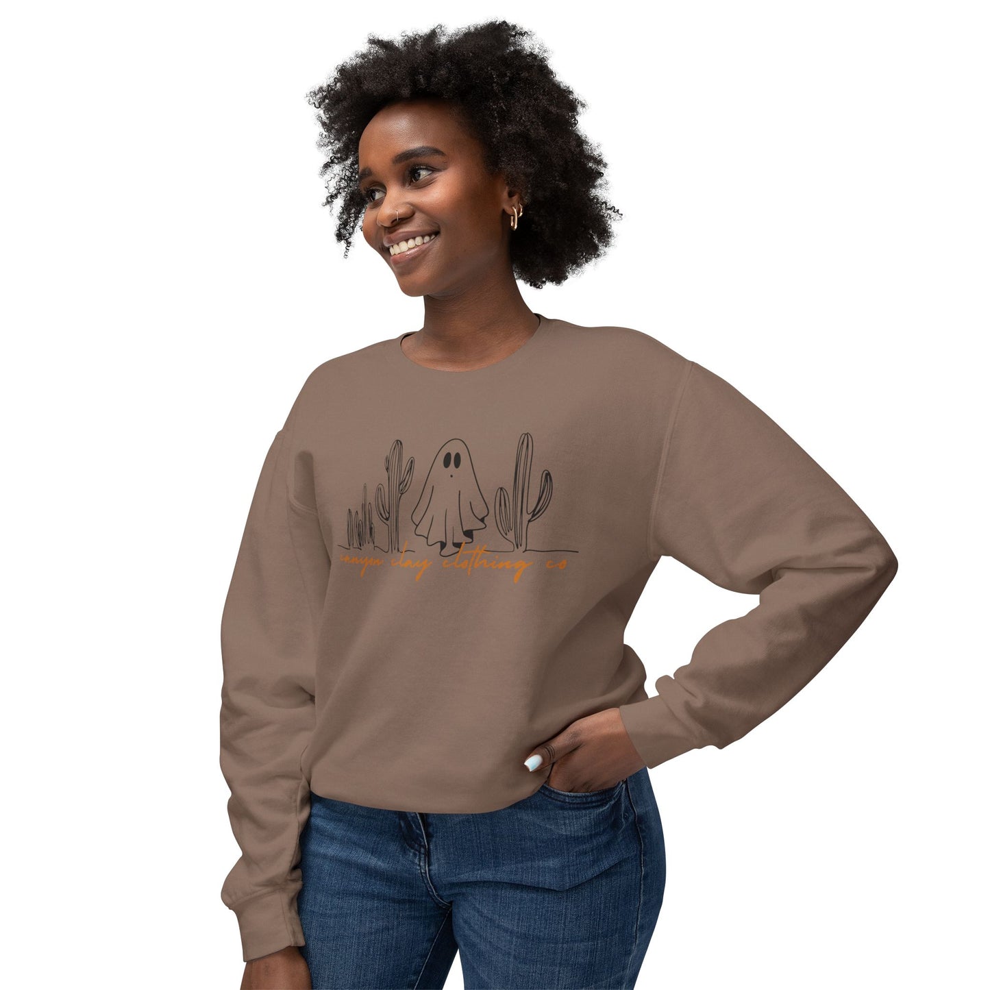 Haunted Clay Lightweight Crewneck Sweatshirt