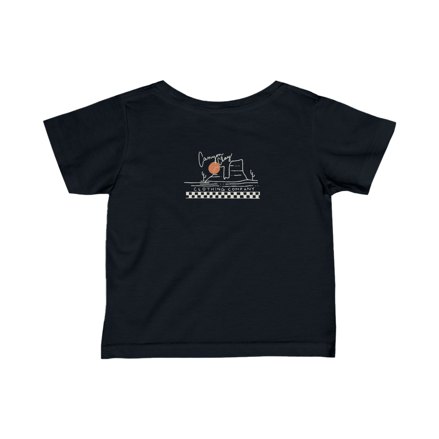Canyon Clay Clothing Co Infant Fine Jersey Tee- Multi color