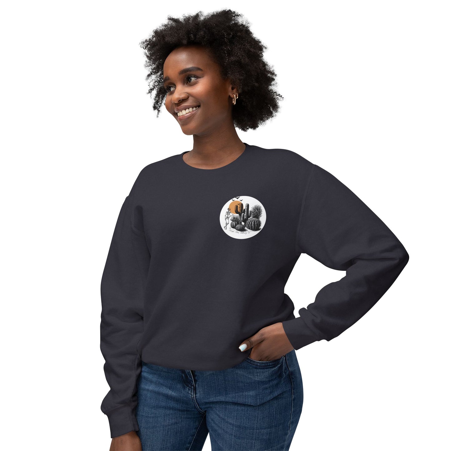 Haunted Horizons Unisex Lightweight Crewneck Sweatshirt