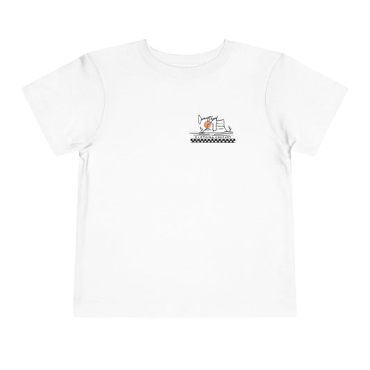 Canyon Clay Clothing Co Logo Toddler Short Sleeve Tee- White
