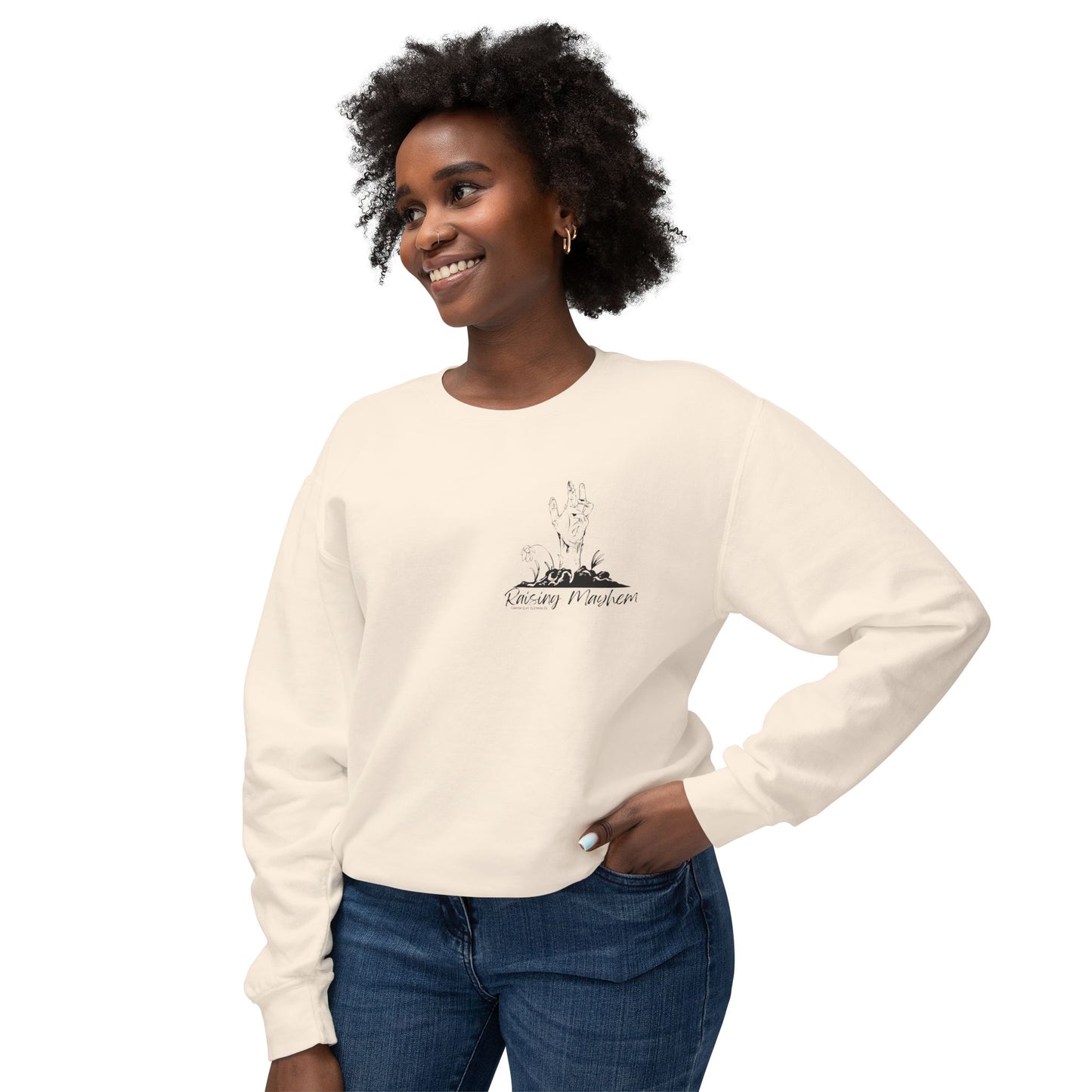 Raising Mayhem Unisex Lightweight Crewneck Sweatshirt