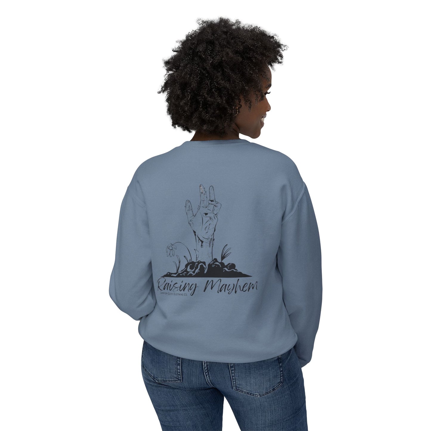 Raising Mayhem Unisex Lightweight Crewneck Sweatshirt