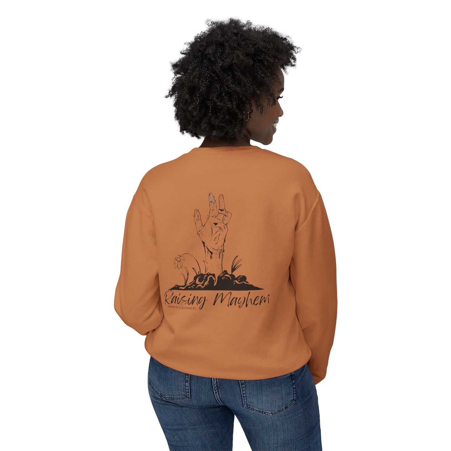 Raising Mayhem Unisex Lightweight Crewneck Sweatshirt