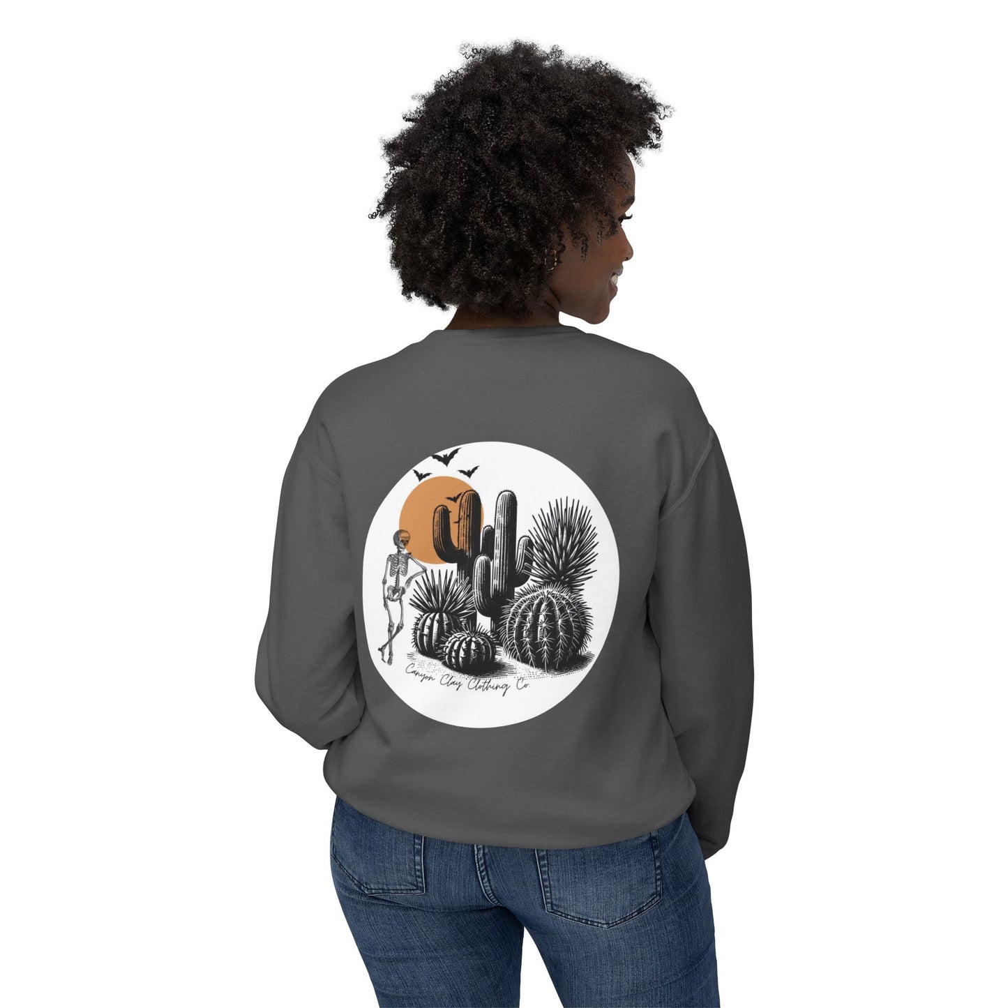 Haunted Horizons Unisex Lightweight Crewneck Sweatshirt