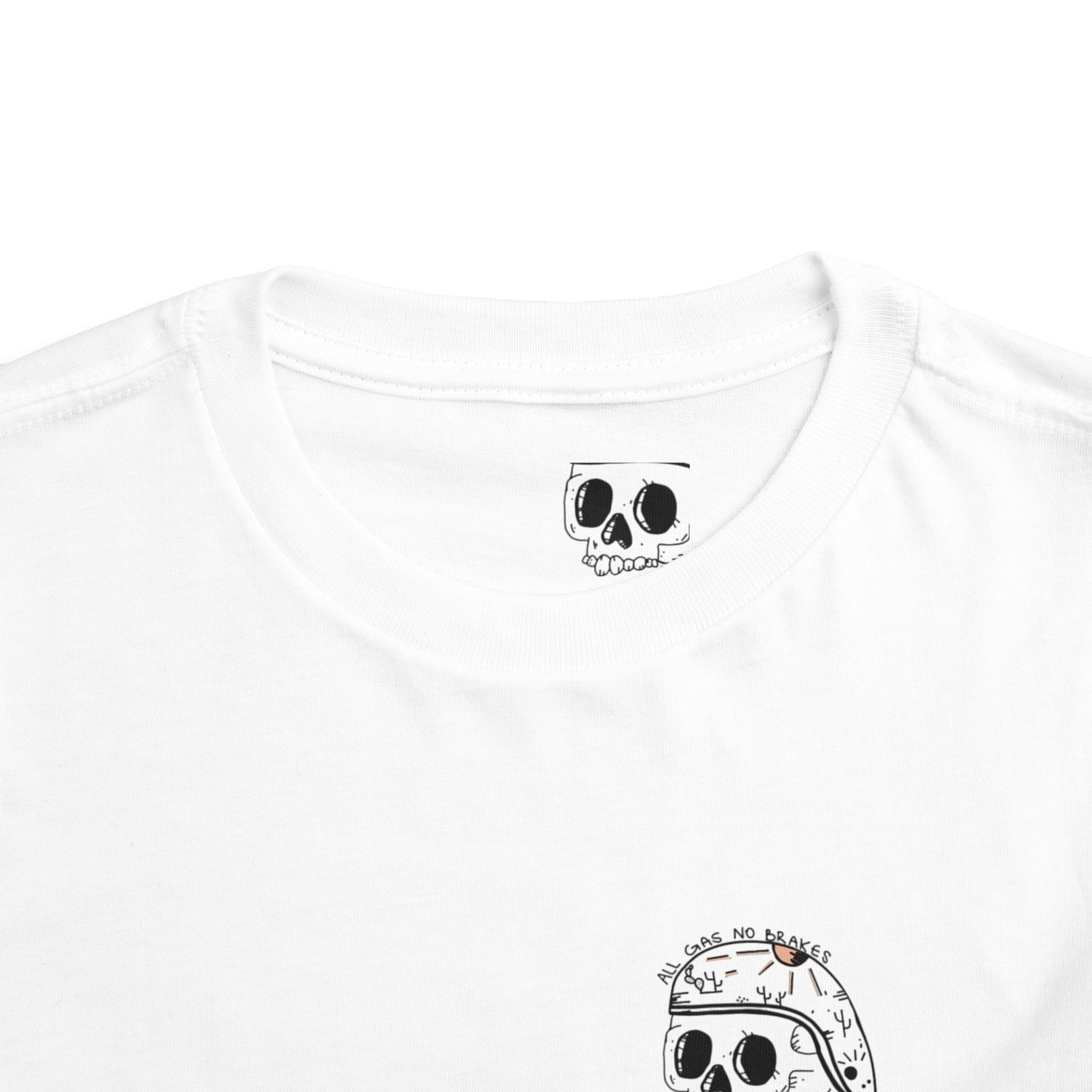All gas no brakes Toddler Short Sleeve Tee