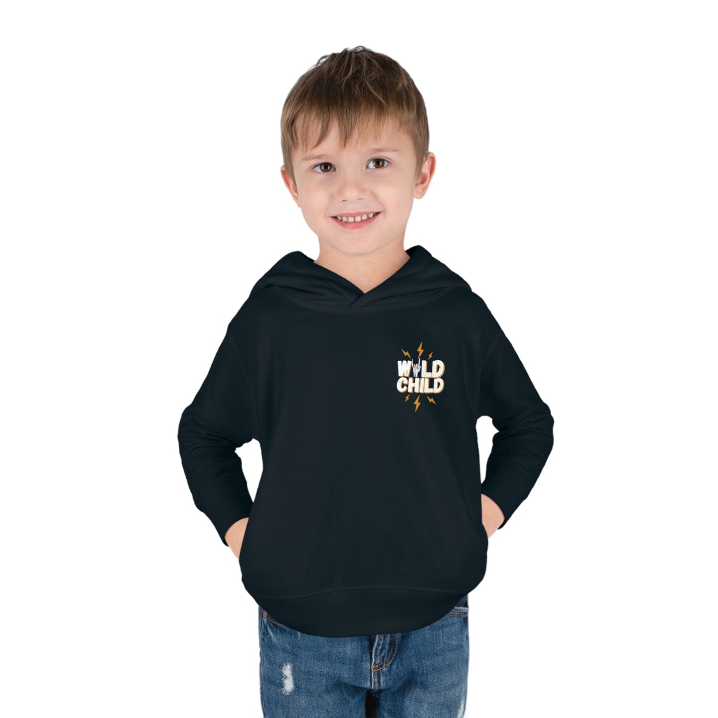 Wild Child Toddler Pullover Fleece Hoodie