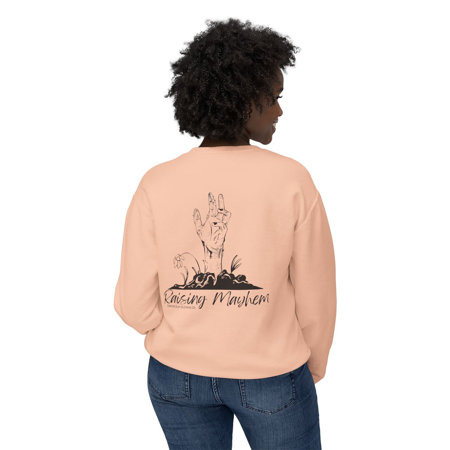 Raising Mayhem Unisex Lightweight Crewneck Sweatshirt
