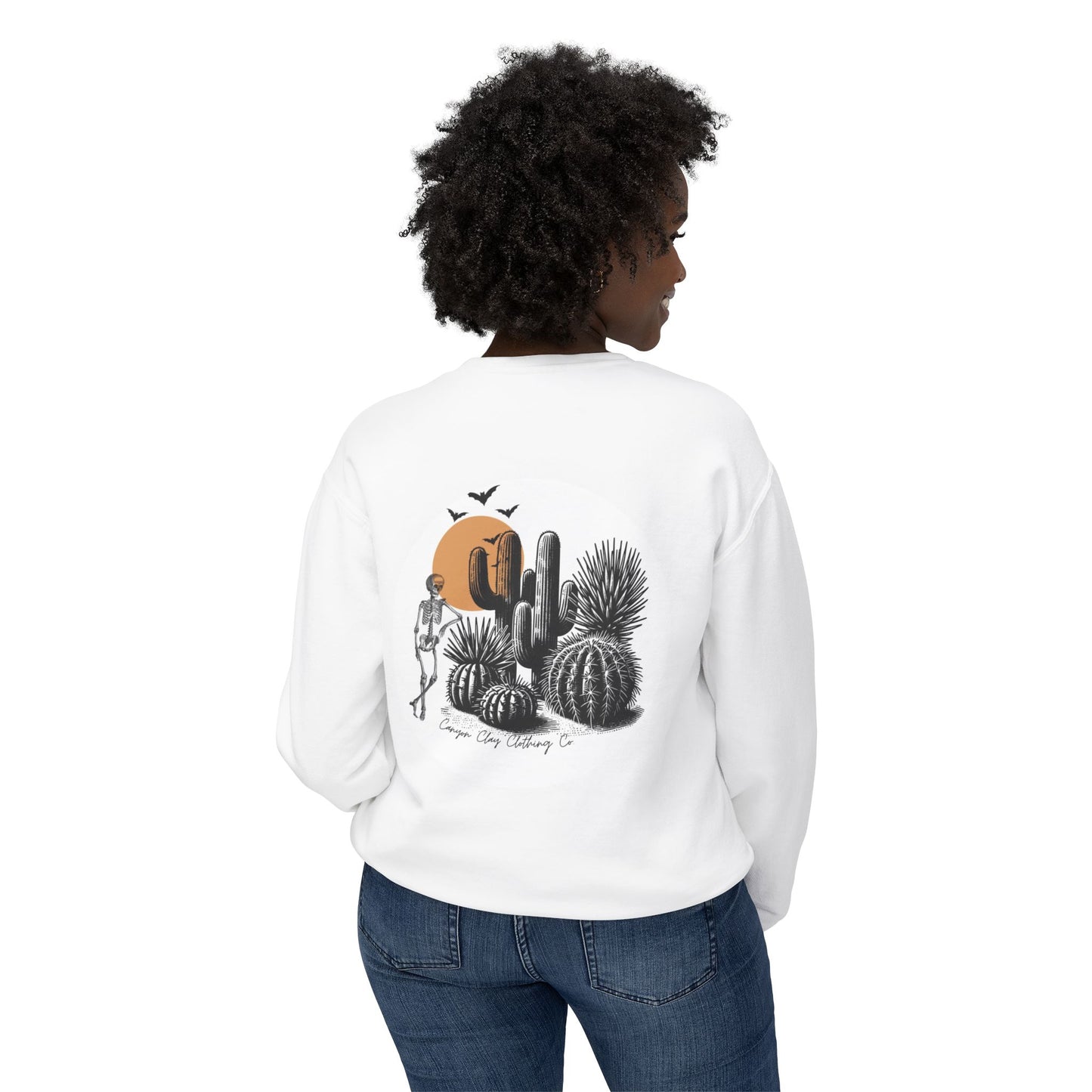 Haunted Horizons Unisex Lightweight Crewneck Sweatshirt