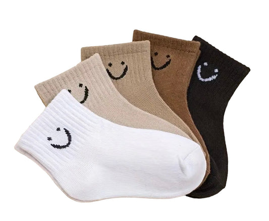 Smiley toddler socks